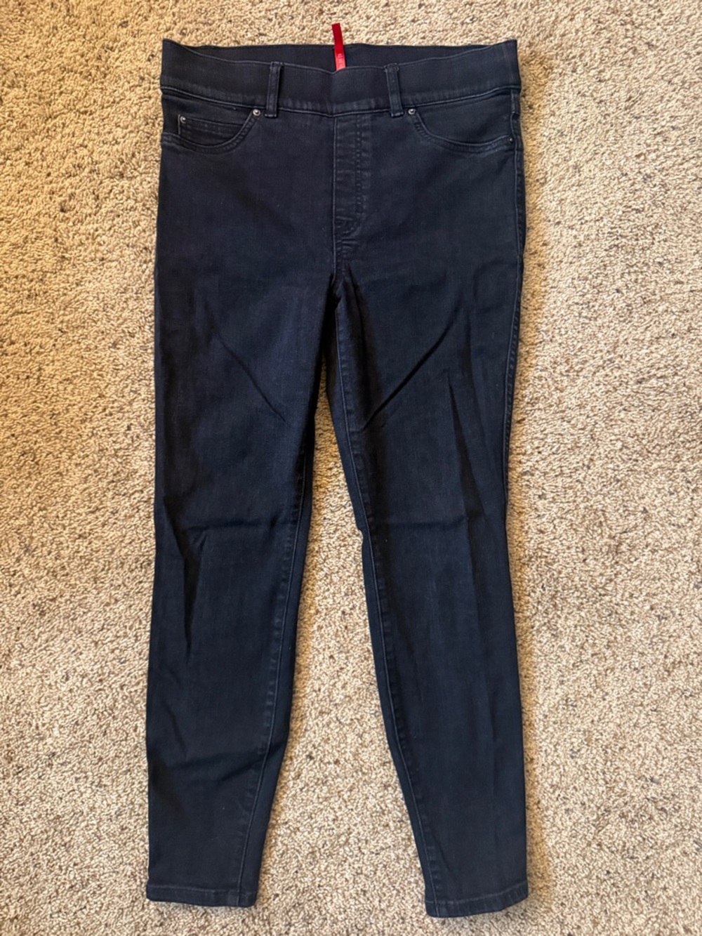 SPANX Black Skinny Ponte Pull-On Pants